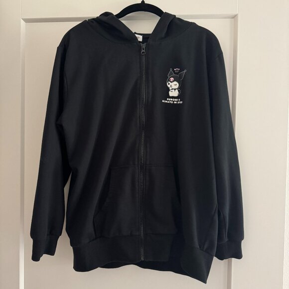 Sanrio Kuromi Zip Hoodie - One Size - Picture 1 of 4